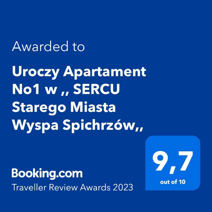 Uroczy Apartament No1 W ,, Sercu Starego Miasta Wyspa Spichrzow,, グダニスク エクステリア 写真